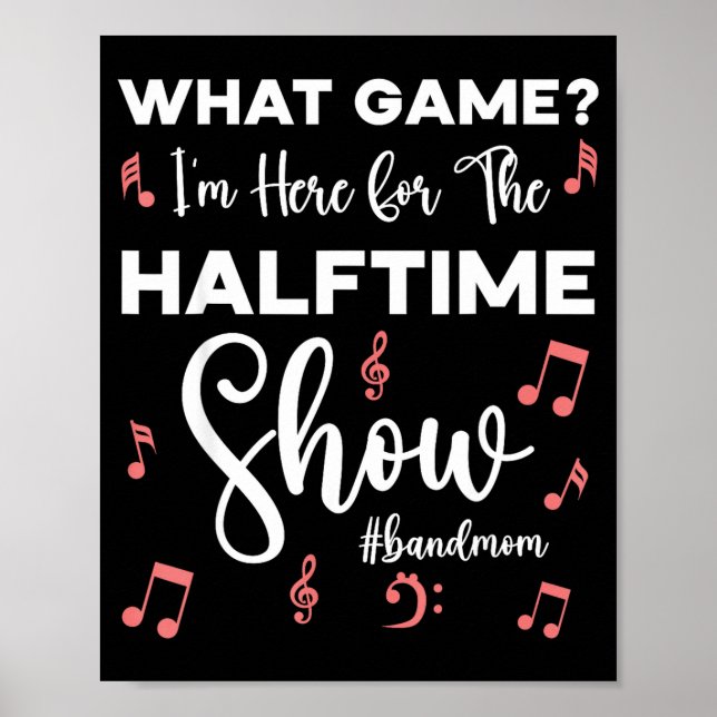 Poster Que jogo aqui para o show do intervalo banda fofa  (Frente)