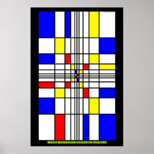 Poster Que Mondrian não realizou