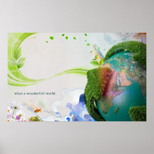 Póster Que mundo maravilhoso