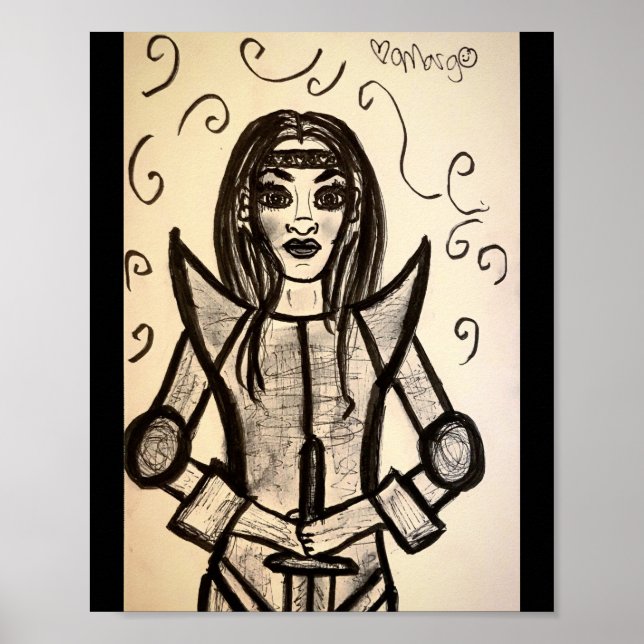 Poster Que O Amor Seja Sua Armadura (Frente)