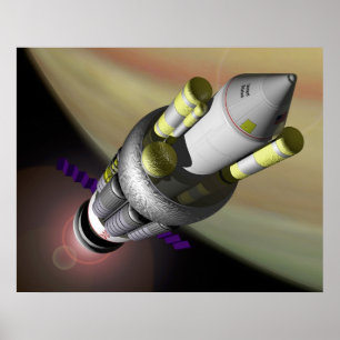 Póster Que orbita de Orion do projeto da NASA