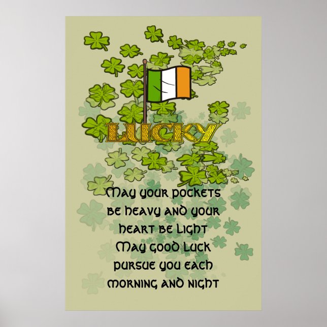 Poster Que os bolsos sejam pesados e o coração leve (Frente)