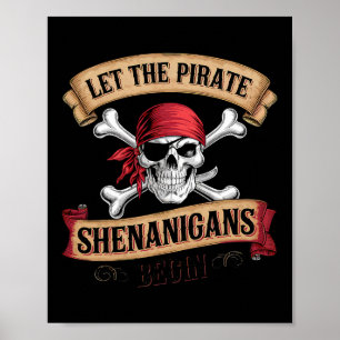 Poster Que Os Piratas Shenaniges Comecem A Falar Como Um