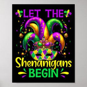 Poster Que Os Shenanigans Comecem A Mardi Gras