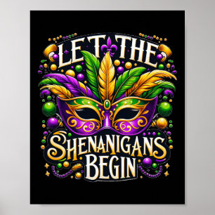 Poster Que Os Shenanigans Comecem A Mardi Gras 8