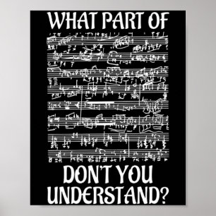 Poster Que Parte Da Música Você Não Entende Música