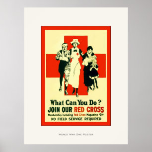 Poster Que pode você fazer? ~ WW1 da enfermeira do