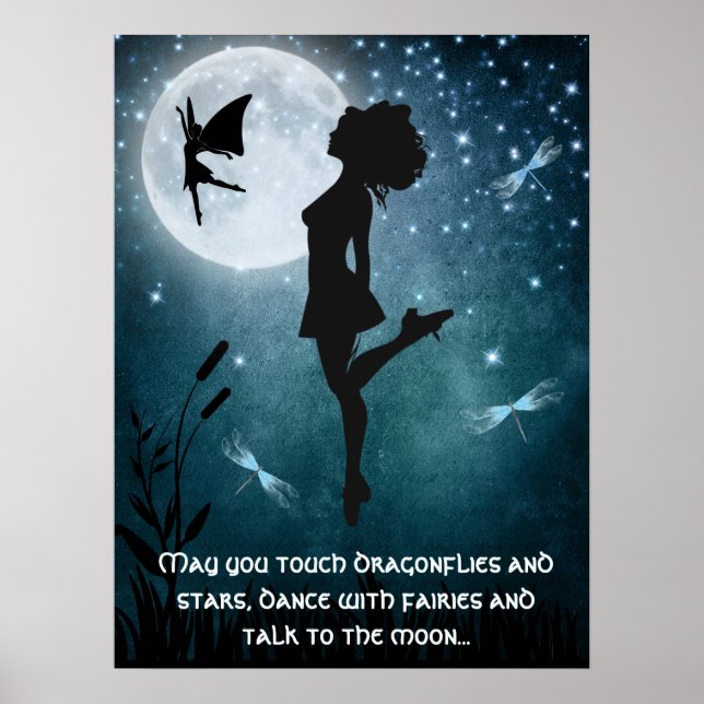 Poster Que você dança com fadas Calçado de Duro de dança  (Frente)