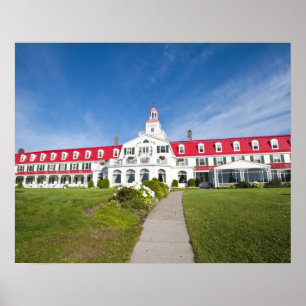 Póster Quebec, Canada. Historic Hotel Tadoussac