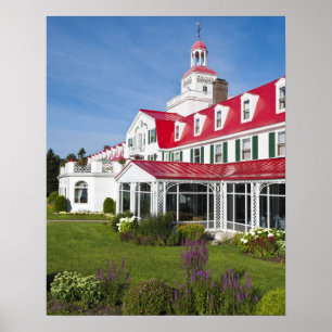 Póster Quebec, Canada. Historic Hotel Tadoussac, 2