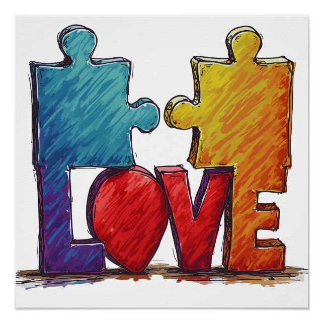 Póster quebra-cabeça (Frente)