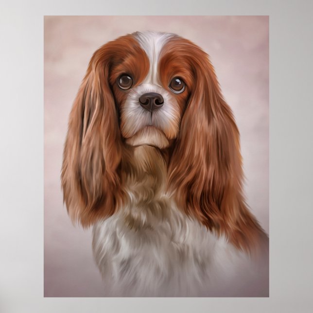 Poster Quebra-cabeça Cavalier King Charles Spaniel Jigsee (Frente)
