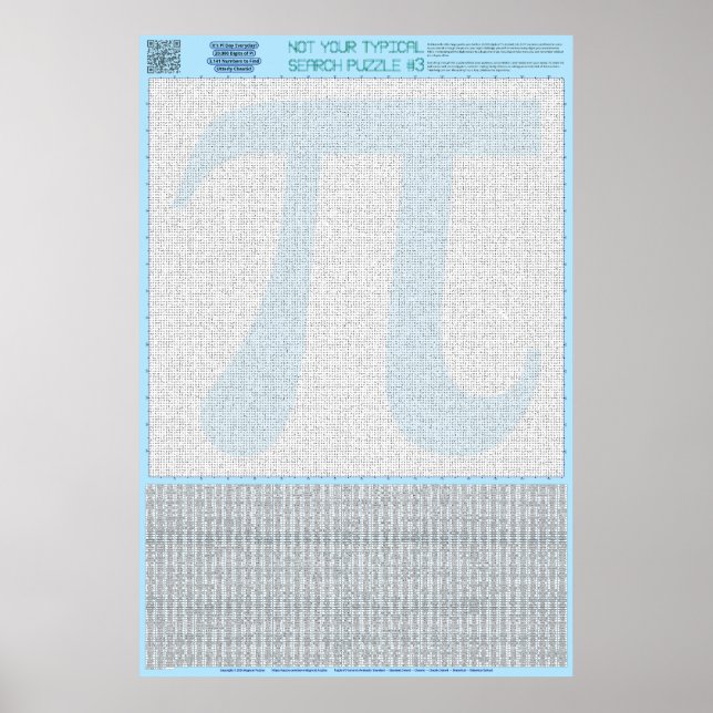 Poster QUEBRA-CABEÇA nº 3: Pi Day - Chaotic (Frente)