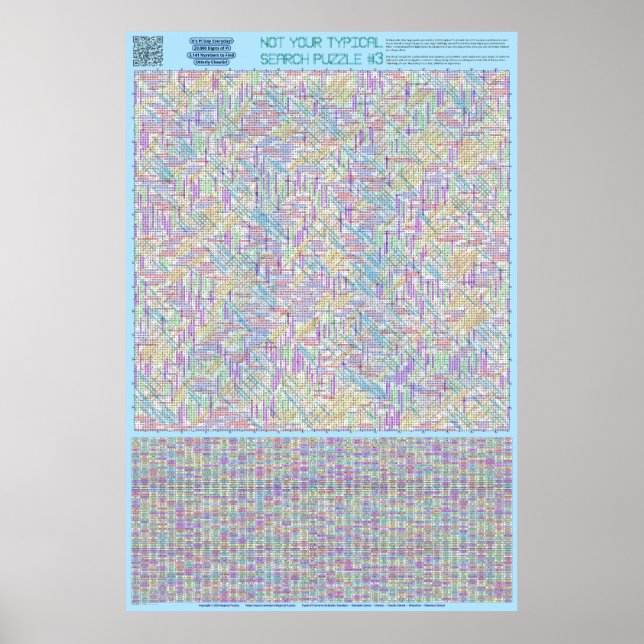 Poster QUEBRA-CABEÇA nº 3: Pi Day - Chaotic Solved (Frente)