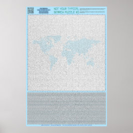 Poster QUEBRA-CABEÇA nº 5: Países - Diabólicos