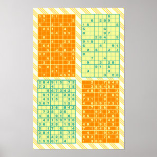 Poster Quebra-cabeça Sudoku