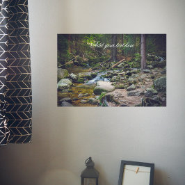 Poster Quebra d'água da floresta