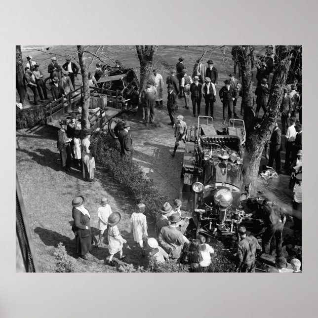 Poster Quebra do motor de incêndio: 1922 (Frente)