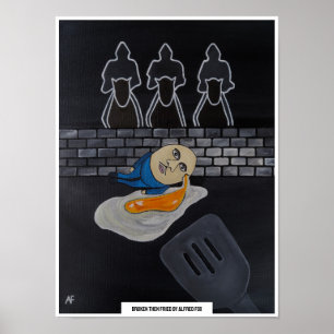 Poster Quebra e Frita Pintura de Alfred Fox