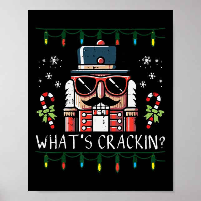 Poster Quebra-Nozes De Natal O Que Está Rindo Roupas De N (Frente)