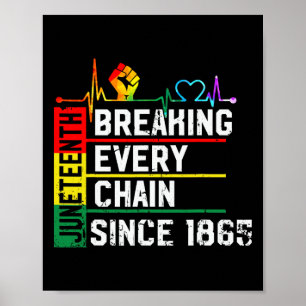 Poster Quebrando Todas As Correntes Desde 1865 Junzeenési