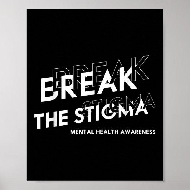 Poster Quebre A Consciência Mental Stigma _1 (Frente)