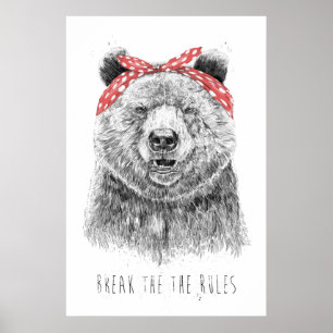 Poster Quebre as regras