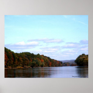 Póster Queda acima do Rio Delaware