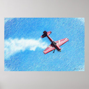 Poster Queda Aerobatic