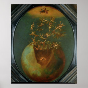 Póster Queda da Satã e dos anjos rebeldes do céu