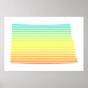 Póster queda de frio no norte do dakota