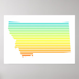 Póster queda de montana