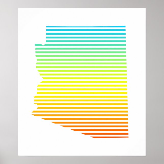 Póster queda de resfriamento da arizona (Frente)