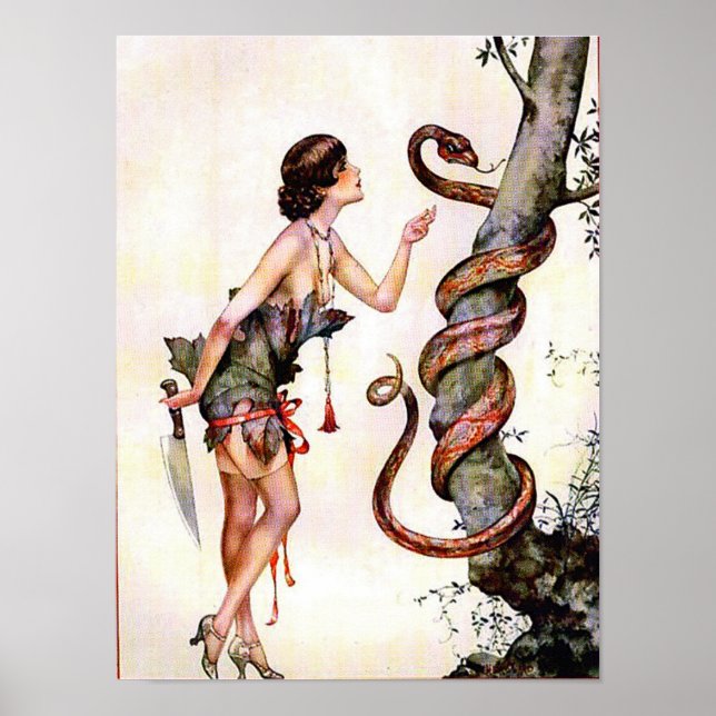 Poster Queda do Homem - Satã (Frente)