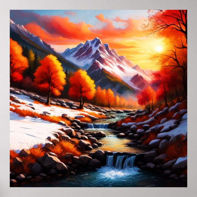 Poster Queda torna-se inverno (Frente)