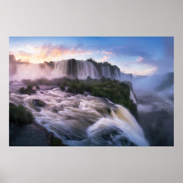 Poster Quedas | Cascata Iguazu, Brasil (Frente)