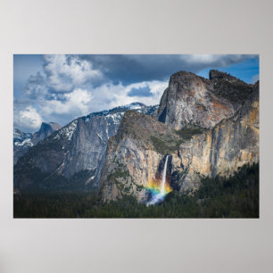 Poster Quedas Couve-Brida Caceiras Yosemite California