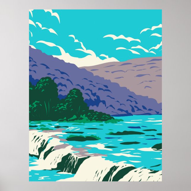 Poster Quedas de arenito (Frente)