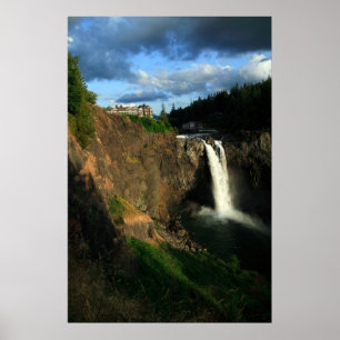 Póster Quedas de Snoqualmie, Washington, EUA