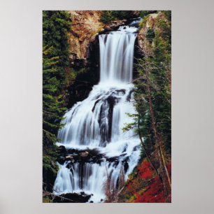 Póster Quedas do Undine, Yellowstone
