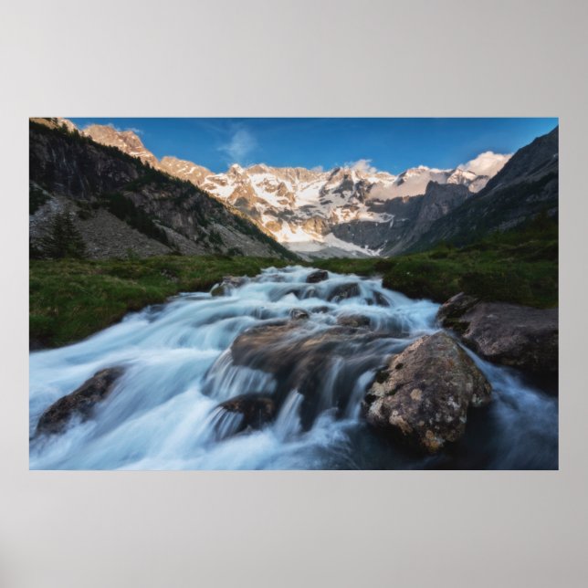 Poster Quedas | Lago Aviolo, Itália (Frente)
