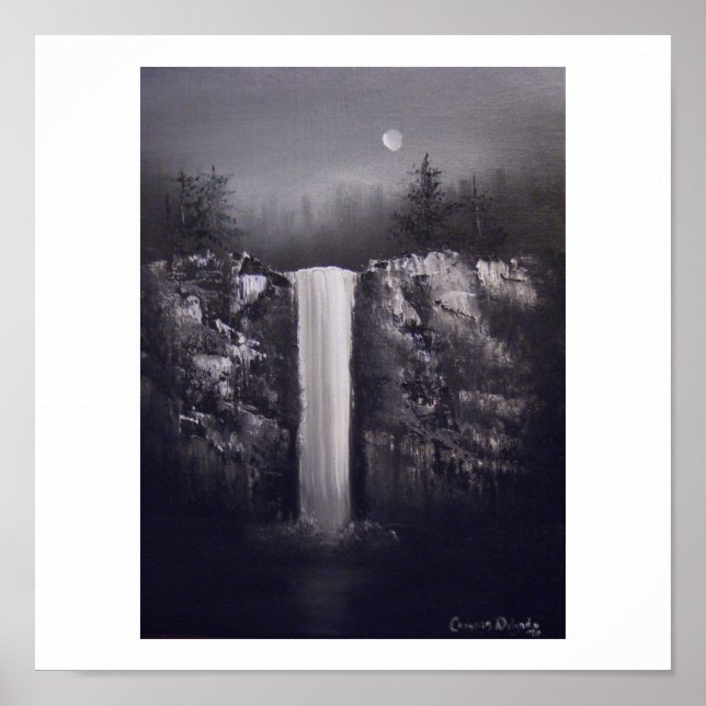 Poster Quedas na Lua (Frente)