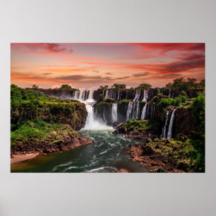 Poster Quedas Parque Nacional Iguacu