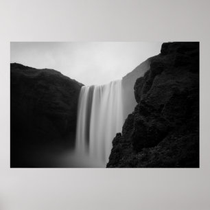 Poster Quedas SkogafosWaterfall, Islândia