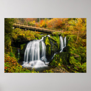 Poster Quedas Triberg Waterfall, Alemanha