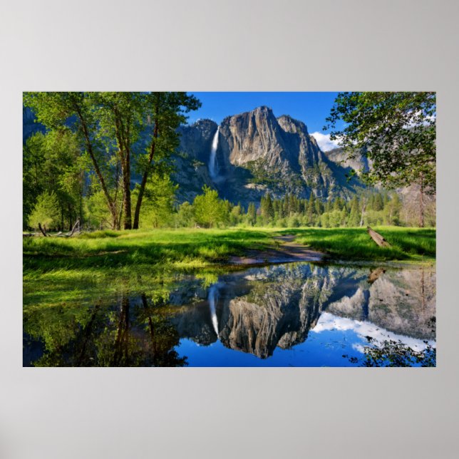 Poster Quedas | Yosemite Falls, Califórnia (Frente)
