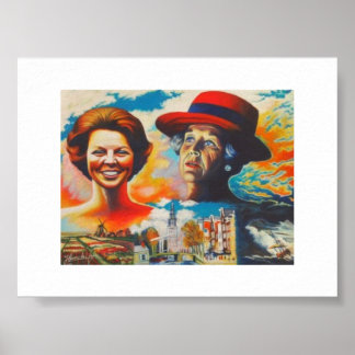 Poster Queen Beatrix 75 anos