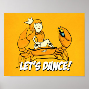 Poster Queen Crab Reggae Girl