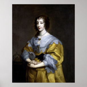 Poster Queen Henrietta Maria