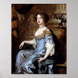 Poster Queen Mary II pelo senhor Peter Lely